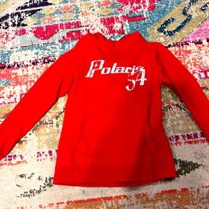 red Polaris hoodie size M - fits like a small